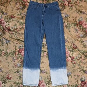 Style & Co. Blue Ombre Straight-Leg Jeans